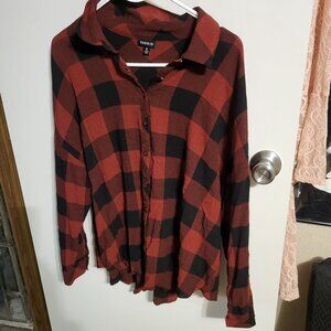 TORRID FLANNEL SHIRT SZ L/0